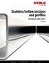Stainless hollow sections and profiles TECHNICAL DATA SHEET. Imperial