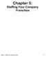 Chapter 5: Staffing Your Company Franchise