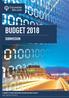 BUDGET 2018 SUBMISSION A COMMUNITY OF CREATIVE PROFESSIONALS DELIVERING SOLUTIONS FOR SOCIETY.
