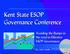 Kent State ESOP Governance Conference