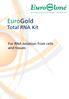 INDEX INDEX 0 KIT COMPONENTS 1 STORAGE AND STABILITY 1 INTRODUCTION 1 IMPORTANT NOTES 2 EUROGOLD TOTAL RNA ISOLATION PROTOCOL 2 DNA CONTAMINATION 5