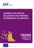 GEMM MAPPING VOCATIONAL EDUCATION AND TRAINING GOVERNANCE IN LEBANON GOVERNANCE FOR EMPLOYABILITY IN THE MEDITERRANEAN