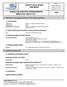 SAFETY DATA SHEET Revised edition no : 0 SDS/MSDS Date : 2 / 7 / 2012