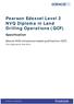 Pearson Edexcel Level 2 NVQ Diploma in Land Drilling Operations (QCF)