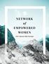 NET WOR K of EMPOWERED WOMEN Sponsorship Package