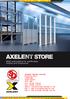 AXELENT STORE Mesh wall systems for warehouses, industry and storerooms