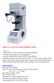 Specifications: MODEL HV-5 LOW LOAD VICKERS HARDNESS TESTER. Feature & Use