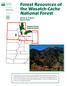 Forest Resources of the Wasatch-Cache National Forest