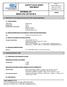 SAFETY DATA SHEET Revised edition no : 0 SDS/MSDS Date : 18 / 5 / 2012