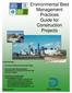Environmental Best Management Practices Guide for Construction Projects