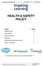 HEALTH & SAFETY POLICY