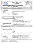 SAFETY DATA SHEET Revised edition no : 0 SDS/MSDS Date : 9 / 10 / 2012
