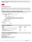 MATERIAL SAFETY DATA SHEET 3M(TM) HB QUAT DISINFECTANT CLEANER Ready-to-Use (Product No. 25, Twist 'n Fill(tm) System) 02/04/2008