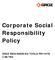 Corporate Social Responsibility Policy GROZ ENGINEERING TOOLS PRIVATE LIMITED
