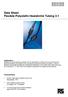 Data Sheet Flexible Polyolefin Heatshrink Tubing 3:1