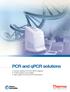 PCR and qpcr solutions