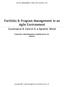 Portfolio & Program Management in an Agile Environment