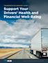 Support Your Drivers Health and Financial Well-Being