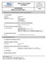 SAFETY DATA SHEET Revised edition no : 0 SDS/MSDS Date : 7 / 9 / 2012