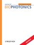 Journal of. www. biophotonics-journal.org BIOPHOTONICS REPRINT