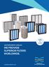 AIR FILTRATION CATALOG WE PROVIDE SUPERIOR FILTERS WORLDWIDE. MEMBER OF: TYK FILTER INDUSTRIES.