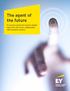 The agent of the future. EY survey reveals the need for digital sales tools and closer collaboration with insurance carriers