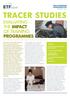 TRACER STUDIES EVALUATING THE IMPACT OF TRAINING PROGRAMMES