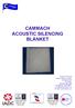 CAMMACH ACOUSTIC SILENCING BLANKET