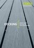 DECKING PRODUCT GUIDE INSTALLATION CARE & MAINTENANCE