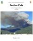 Feather Falls: Wildfire Community Assessment and Action Plan. Feather Falls. Wildfire Community Assessment & Action Plan
