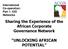 International Co-operation: Part 1: IOD Networks. Sharing the Experience of the African Corporate Governance Network UNLOCKING AFRICAN POTENTIAL