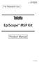 Cat. # R100A. For Research Use. EpiScope MSP Kit. Product Manual. v1103da