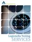 Legionella Testing SERVICES