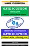 GATE Solution 2000 to 2015 GATE SOLUTION to Detailed solution of each question CHEMICAL ENGINEERING GATE SOLUTION