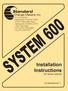 SYSTEM 600 BILL CHANGER INSTALLATION INSTRUCTIONS Congratulations...