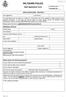 WILTSHIRE POLICE. Staff Application Form APPLICATION FORM SECTION A