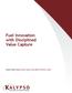 Fuel Innovation with Disciplined Value Capture. Kalypso White Paper by Brian Sharp, Greg Adkins and Kevin Lemke