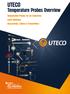 UTECO. Temperature Probes Overview. Temperature Probes for all Industries Level Switches Accessories, Cables & Transmitters