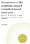 Assessment of the economic impact of market-based measures