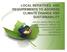 LOCAL INITIATIVES AND REQUIREMENTS TO ADDRESS CLIMATE CHANGE AND SUSTAINABILITY