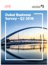 Dubai Business Survey - Q2 2018