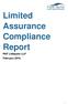 Limited Assurance Compliance Report