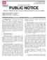 SAN FRANCISCO DISTRICT PUBLIC NOTICE PROJECT: RGP for Port of San Francisco s Waterfront Maintenance and Repair Activities