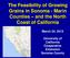 The Feasibility of Growing Grains in Sonoma - Marin Counties and the North Coast of California March 24, 2015