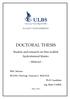 FACULTY OF ENGINEERING DOCTORAL THESIS. Studies and research on thin-walled hydroformed blanks. - Abstract - Ph.D.H.C.Prof.eng. Octavian C.