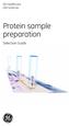 Protein sample preparation
