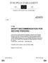 EUROPEAN PARLIAMENT. Committee on Civil Liberties, Justice and Home Affairs ***II DRAFT RECOMMENDATION FOR SECOND READING