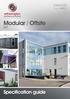 Cl/SfB L519 + L529. Xh4. eltherington. architectural solutions Innovation I Performance I Facades. Modular / Offsite. Specification guide