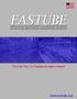 Made In USA FASTUBE MODULAR MATERIAL HANDLING SYSTEM. The Fast Way To Continuous Improvement