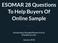 ESOMAR 28 Questions To Help Buyers Of Online Sample. Answered by Branded Research Inc & Branded Surveys